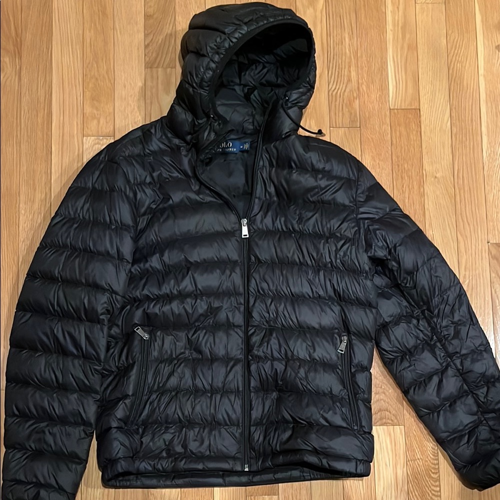 Men's Polo Ralph Lauren Medium Black Puffer Jacket